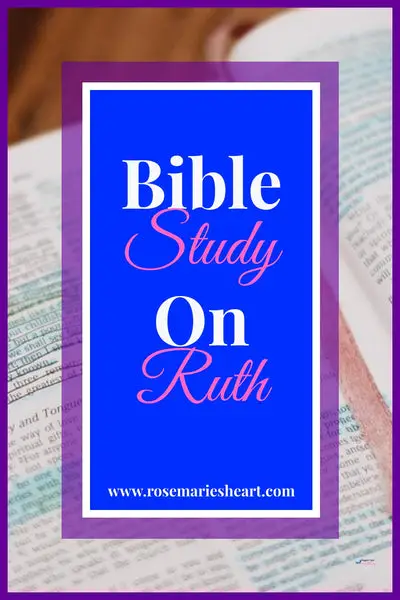 Bible Study On Ruth | SOAP Method