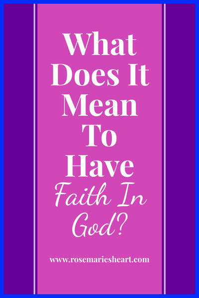 Faith In God Meaning