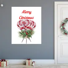 Load image into Gallery viewer, Candy Cane Print Set Of 5 - RosemariesHeart
