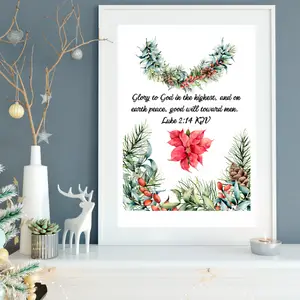 Christmas Wreath Printable Set Of 3 - RosemariesHeart