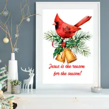 Load image into Gallery viewer, Christmas Printables Set Of 3 Birds - RosemariesHeart
