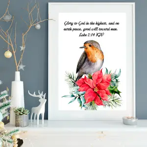 Christmas Printables Set Of 3 Birds - RosemariesHeart
