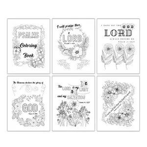 Psalms Scripture Coloring Pages - RosemariesHeart