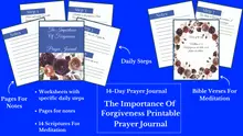 Load image into Gallery viewer, The Importance Of Forgiveness Prayer Journal - RosemariesHeart
